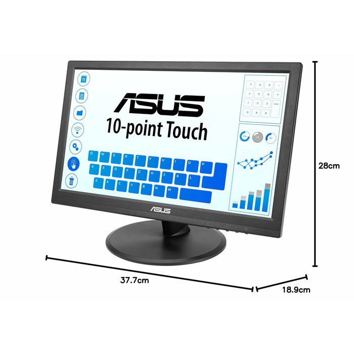 Asus VT169HE Monitor Táctil 15.6 Pulgadas Full HD IPS Negro