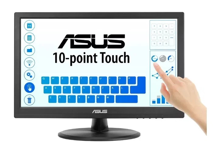 Asus VT169HE Monitor Táctil 15.6 Pulgadas Full HD IPS Negro