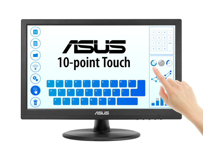 Asus VT169HE Monitor Táctil 15.6 Pulgadas Full HD IPS Negro