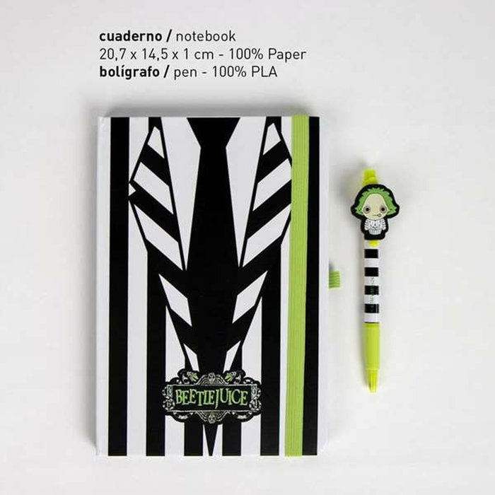 Cerdá Set de Papelería Beetlejuice con Bolígrafo