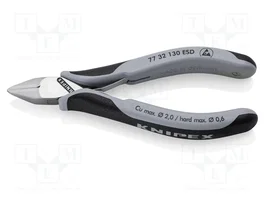 KNIPEX Alicates de corte lateral ESD 130 mm