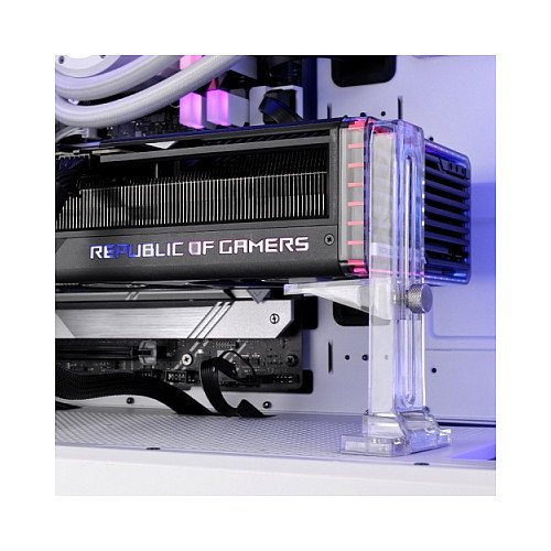 Thermaltake AC-068-OOONAN-A1 Soporte para Tarjeta Gráfica Magnético Transparente - 56x66x140 mm