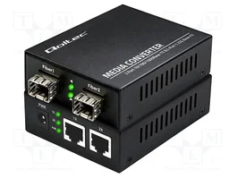 QOLTEC Convertidor con 2 RJ45 y 2 SFP