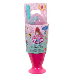 Barbie Pop Reveal Serie Dulces Sweet Swirl con vaso rosa