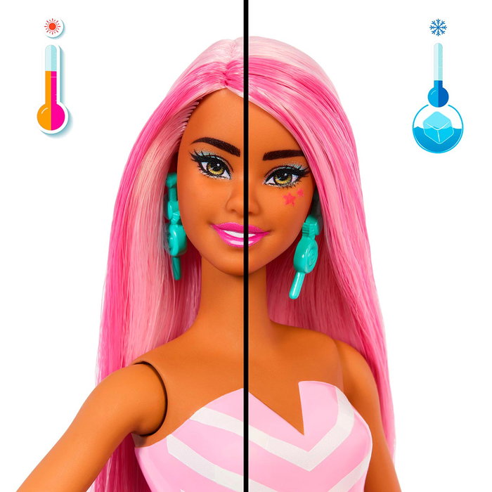 Barbie Pop Reveal Serie Dulces Sweet Swirl con vaso rosa Barbie Pop Reveal Serie Dulces Sweet Swirl con vaso rosa