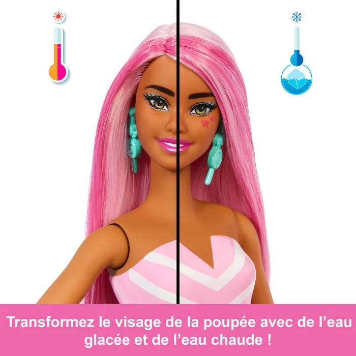 Barbie Pop Reveal Serie Dulces Sweet Swirl con vaso rosa Barbie Pop Reveal Serie Dulces Sweet Swirl con vaso rosa