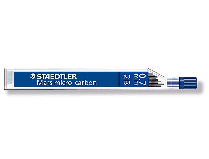 Staedtler Mars Micro Minas 0,7 mm 2B Tubo de 12 unidades