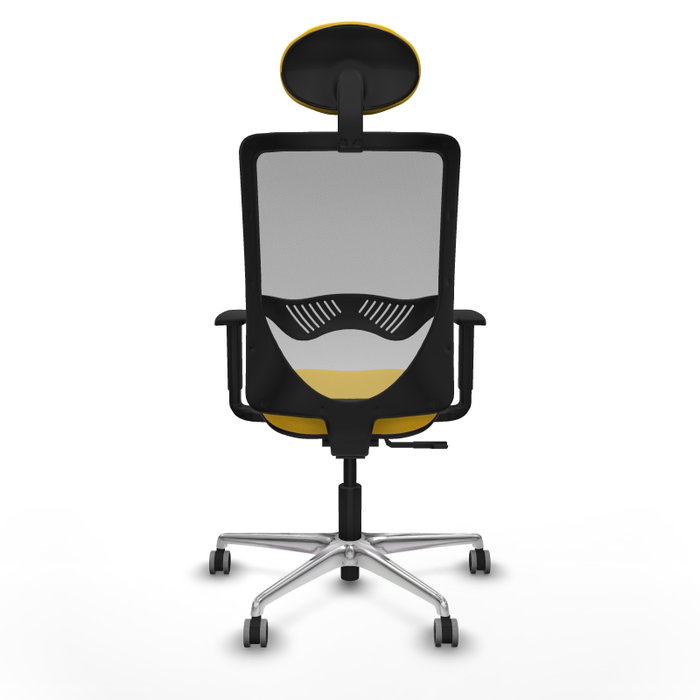 PIQUERAS Y CRESPO Silla de oficina Zulema con Mecanismo Sincro, Amarillo y Gris PIQUERAS Y CRESPO Silla de oficina Zulema con Mecanismo Sincro, Amarillo y Gris