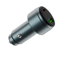 CoreParts Cargador de Coche 83W Dual Port USB-C QC3.0 y PD 3.0