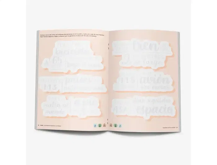 Cuaderno Rubio A4 Caligrafia Creativa Y Lettering Viajando Por El Mundo