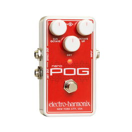 EHX Nano Pog Pedal de Efectos Polifónico Generador de Octavas