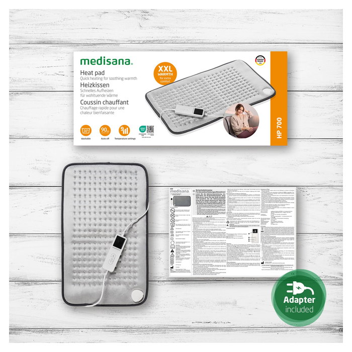 Medisana Manta eléctrica HP 700 XXL Gris 35x60cm