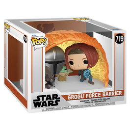 Funko Figura POP Moments Star Wars The Mandalorian Grogu Force Barrier