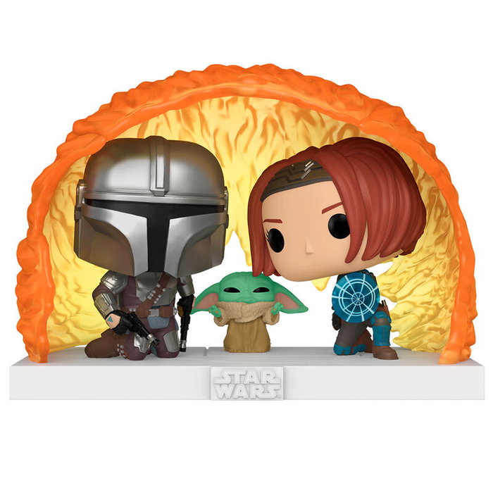 Funko Figura POP Moments Star Wars The Mandalorian Grogu Force Barrier