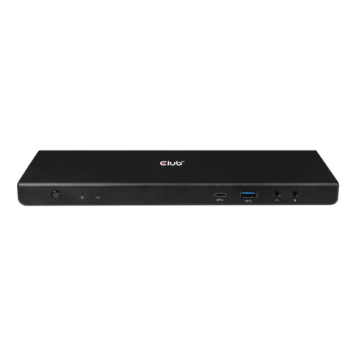 Club3D Muelle de Carga 4K USB-C con 6xUSB3, 2xDP, HDMI, LAN y Audio - Optimizado para Estaciones de Trabajo y Multimonitor