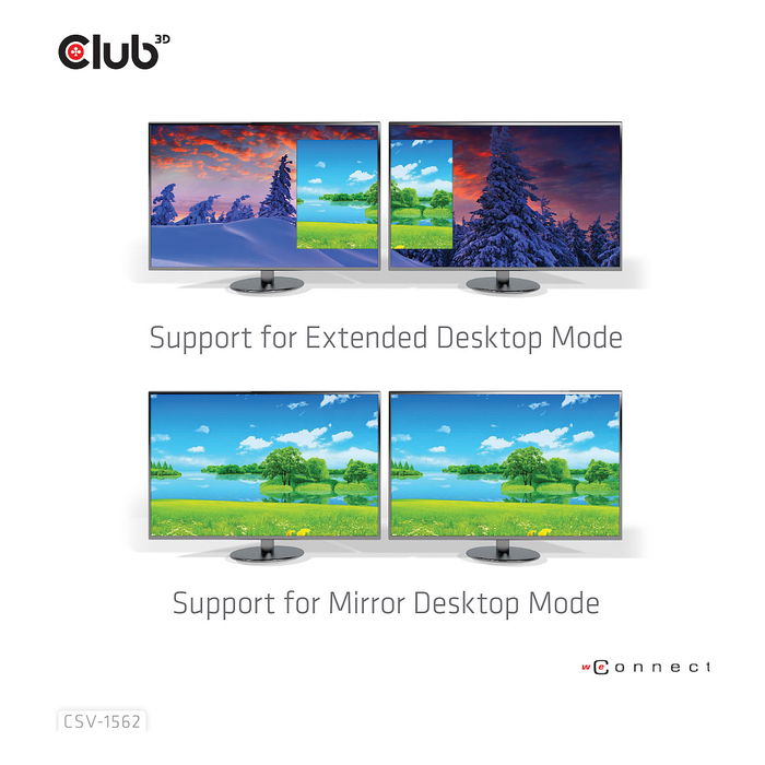 Club3D Muelle de Carga 4K USB-C con 6xUSB3, 2xDP, HDMI, LAN y Audio - Optimizado para Estaciones de Trabajo y Multimonitor