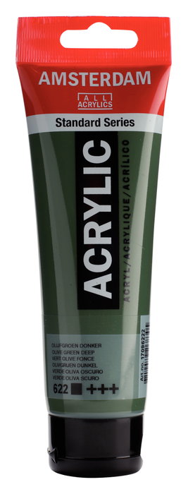 Amsterdam Amsterdam Standard Series Colores Acrílicos Tubo 120 ml Verde Oliva Oscuro 622 Amsterdam Amsterdam Standard Series Colores Acrílicos Tubo 120 ml Verde Oliva Oscuro 622