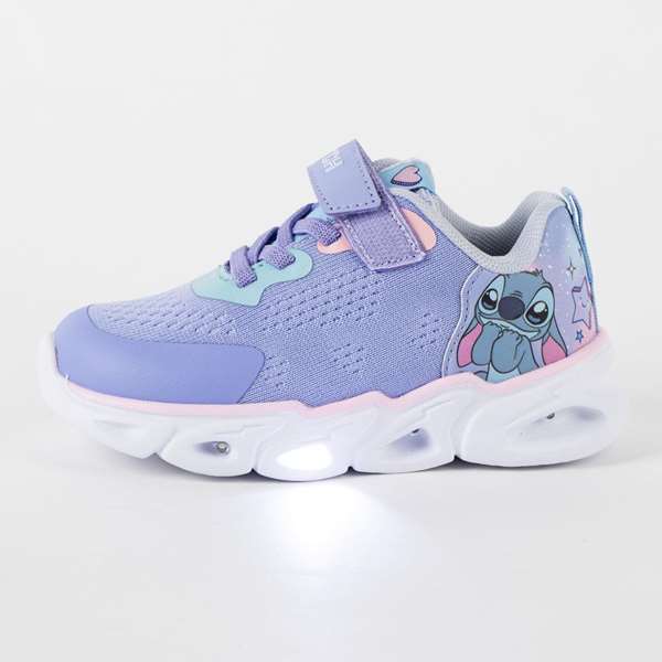 Cerdá Deportiva con Luces Stitch T032 para Niña Talla 32 en Color Lilac Cerdá Deportiva con Luces Stitch T032 para Niña Talla 32 en Color Lilac