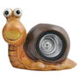 Mr. Solar Lámpara Solar Caracol/ Gusano LED Blanca AAA Incluida 20x10x16cm