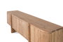 GINER Y COLOMER Mueble TV Madera Maciza Acacia Natural con Puertas Curvadas y Almacenamiento