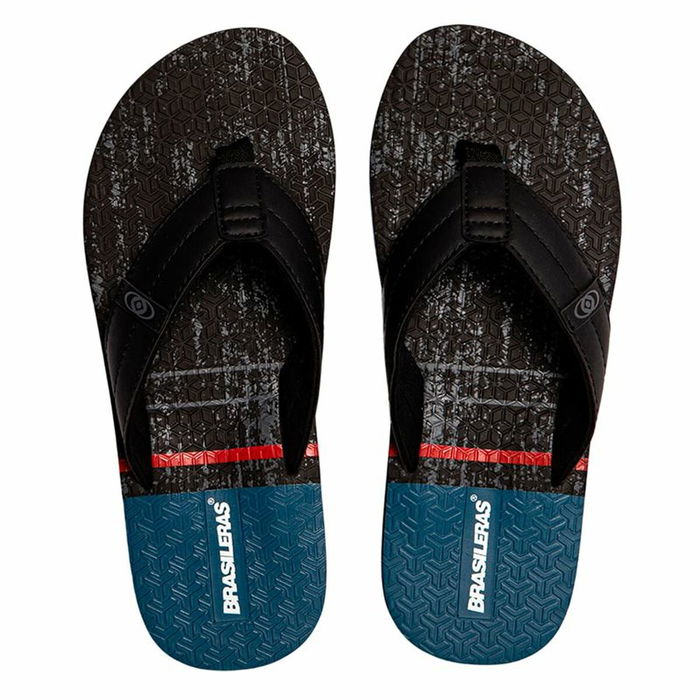 Chanclas para Hombre Brasileras Ocean Negro Chanclas para Hombre Brasileras Ocean Negro
