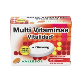 Vallesol Multivitaminas+Ginseng 24 Comp
