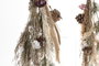 DKD Home Decor Ramo de Flores Secas Colgante Surtido de 3 unidades