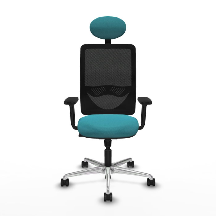 PIQUERAS Y CRESPO Silla de oficina Zulema Turquesa y Negro PIQUERAS Y CRESPO Silla de oficina Zulema Turquesa y Negro