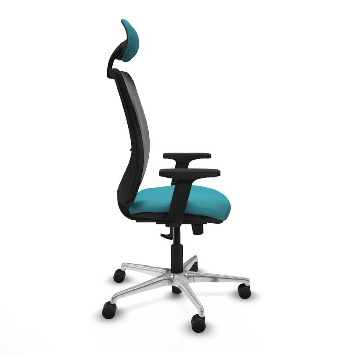 PIQUERAS Y CRESPO Silla de oficina Zulema Turquesa y Negro PIQUERAS Y CRESPO Silla de oficina Zulema Turquesa y Negro