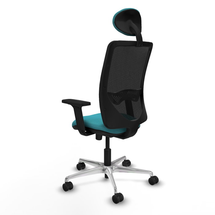 PIQUERAS Y CRESPO Silla de oficina Zulema Turquesa y Negro PIQUERAS Y CRESPO Silla de oficina Zulema Turquesa y Negro