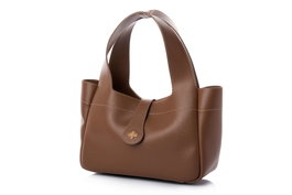 Lucky Bees Mink Bolso de Hombro de Visón en Cuero de Polivinilo para Mujer, 32x12x21 cm