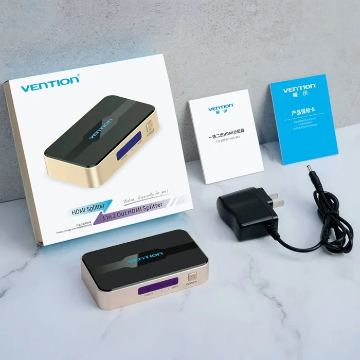 Vention ACBG0-EU Splitter HDMI 1 en 2, 4K Ultra HD