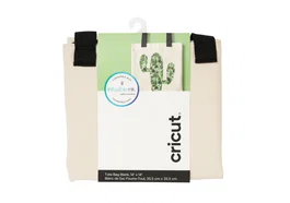 Cricut Infusible Ink Tote Blank, Bolso Grande de Poliéster para Mujer, Color Beige, Con Tirante para Hombro, Bolso Bandolera