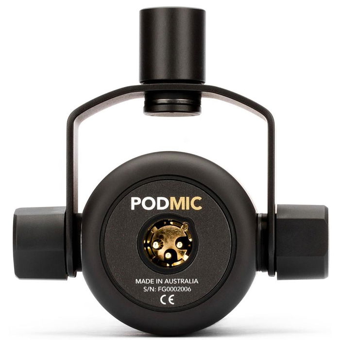RODE Podmic Micrófono Dinámico para Podcasting con Filtro Antipop y Construcción Metálica