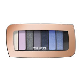 Deborah Milano Paleta Color Moods Nº 4 - 8 Tonos Combinables Mate Satinado Metálico con Aceite de Albaricoque