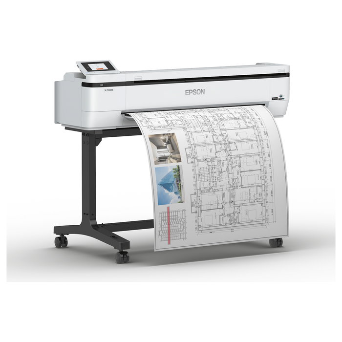 Epson SureColor SC-T5100M - Impresora multifuncional gran formato a color inyección de tinta 36 pulgadas (91.4 cm) WiFi Gigabit LAN USB 2.0 para rollos A0, Resolución 2400x1200 DPI