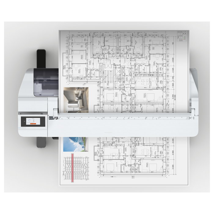 Epson SureColor SC-T5100M - Impresora multifuncional gran formato a color inyección de tinta 36 pulgadas (91.4 cm) WiFi Gigabit LAN USB 2.0 para rollos A0, Resolución 2400x1200 DPI