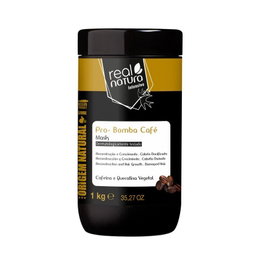 Real Natura Máscara Sem Sal Pro-Reparação Bomba Café 1kg