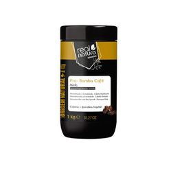 Real Natura Máscara Sem Sal Pro-Reparação Bomba Café para Crecimiento Capilar, Hidratación y Reparación, 1kg