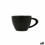 Bidasoa Taza Porcelana Fosil Negro 22 cL (8 Unidades) تقدısına