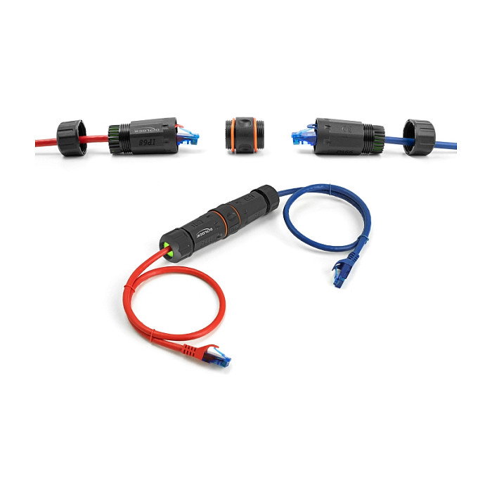 DeLOCK 88144 Conector RJ45 hembra a RJ45 hembra Cat.6A con rosca M20 e IP68 DeLOCK 88144 Conector RJ45 hembra a RJ45 hembra Cat.6A con rosca M20 e IP68