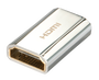 Lindy 41509 Adaptador HDMI hembra a hembra de metal con contactos chapados en oro