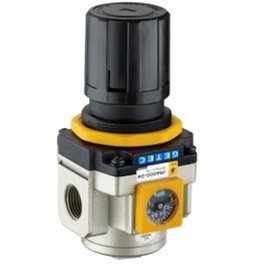 DUVER Regulador de Presión R-1/4 para Líneas de Aire Comprimido