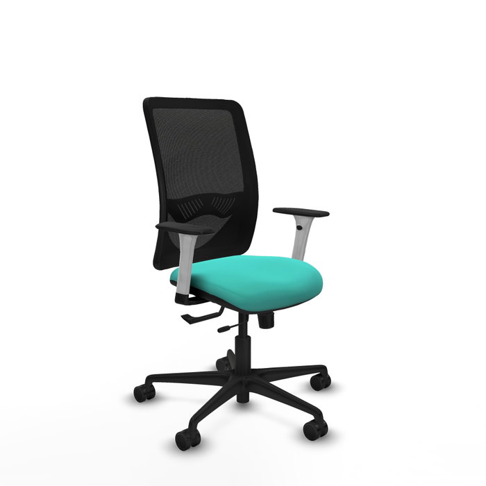 PIQUERAS Y CRESPO Silla de oficina Zulema Turquesa y Negro PIQUERAS Y CRESPO Silla de oficina Zulema Turquesa y Negro
