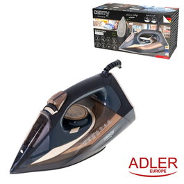 ADLER - Plancha de Vapor Vertical 3400W, Vapor 95g/min, Depósito 360ml - Plancha de Vapor Vertical 3400w - vertical - vapor 95g/min - 360ml