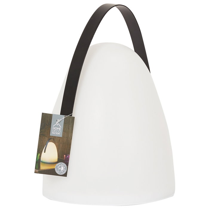 Home Deco Factory Lámpara de Exterior con Asa Decorativa para Ambiente Relajado 30 cm Home Deco Factory Lámpara de Exterior con Asa Decorativa para Ambiente Relajado 30 cm