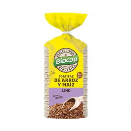 BIOCOP Tortitas de Arroz, Maíz y Lino Bio