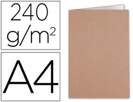 Liderpapel Subcarpeta Kraft Bicolor Interior Blanco DIN A4