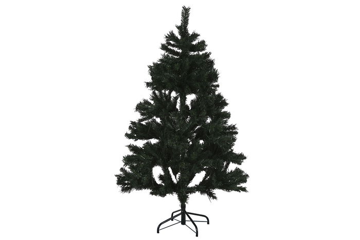 DKD Home Decor Árbol de Navidad Alpina Verde 93 x 150 x 93 cm con 384 ramas y base de metal