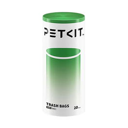 Petkit T4-2 T5 WasteBag, Bolsas de Residuos para Caja de Arena Pura Max, Pura Max 2, Purobot Max Pro, Acero, CE